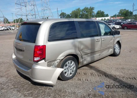 2014 Dodge Grand Caravan Se из США, поврежденный, VIN 2C4RDGBG1ER393325